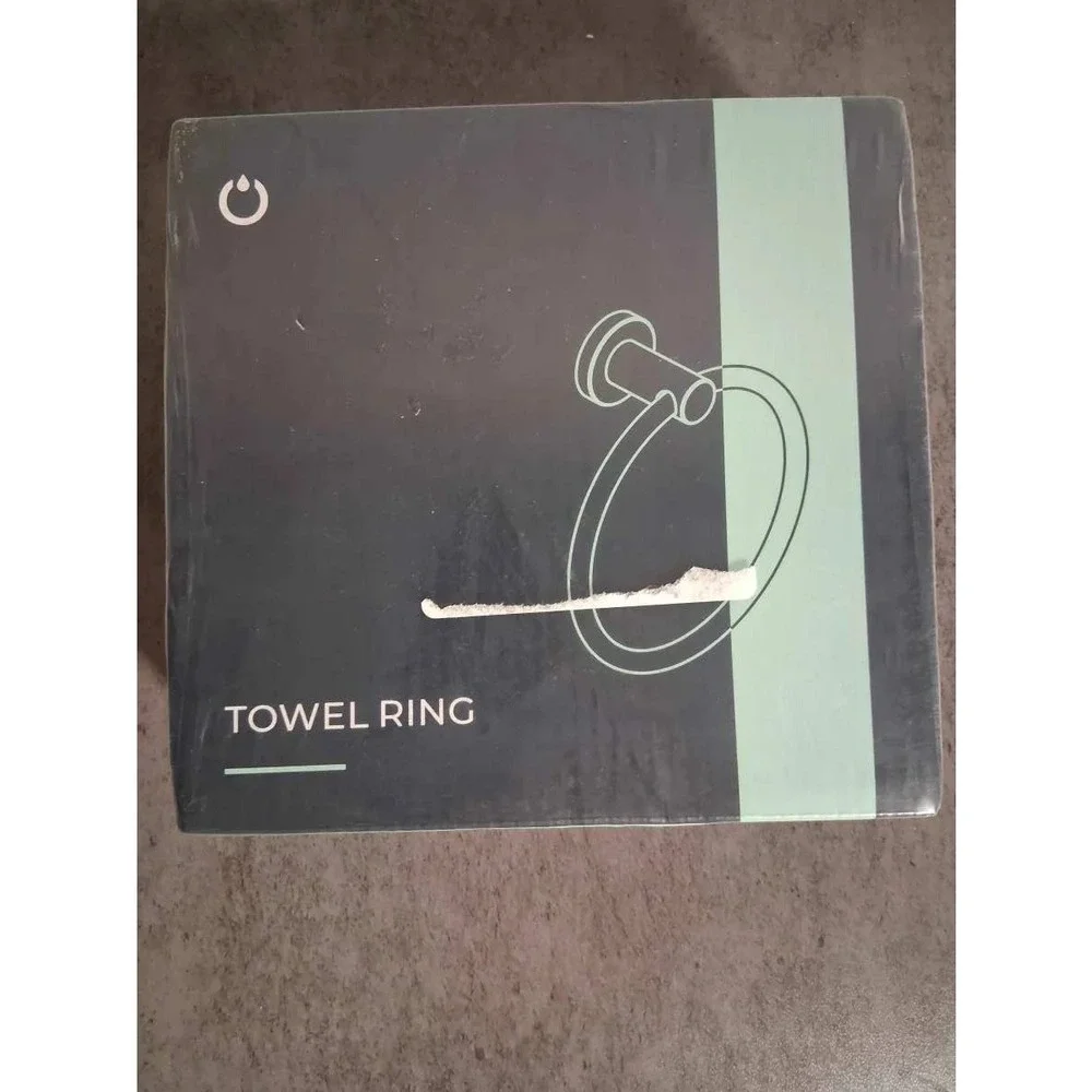 Forious Bath Hardware Towel Ring Brushed Nickel Bathroom Accessory WW0223BN‎ New